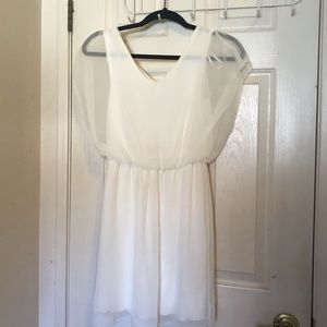 White Chiffon Dress